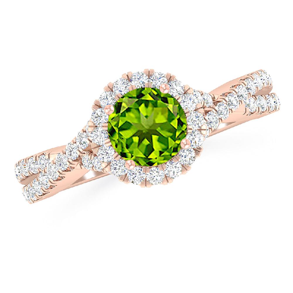 Rose Gold - Peridot