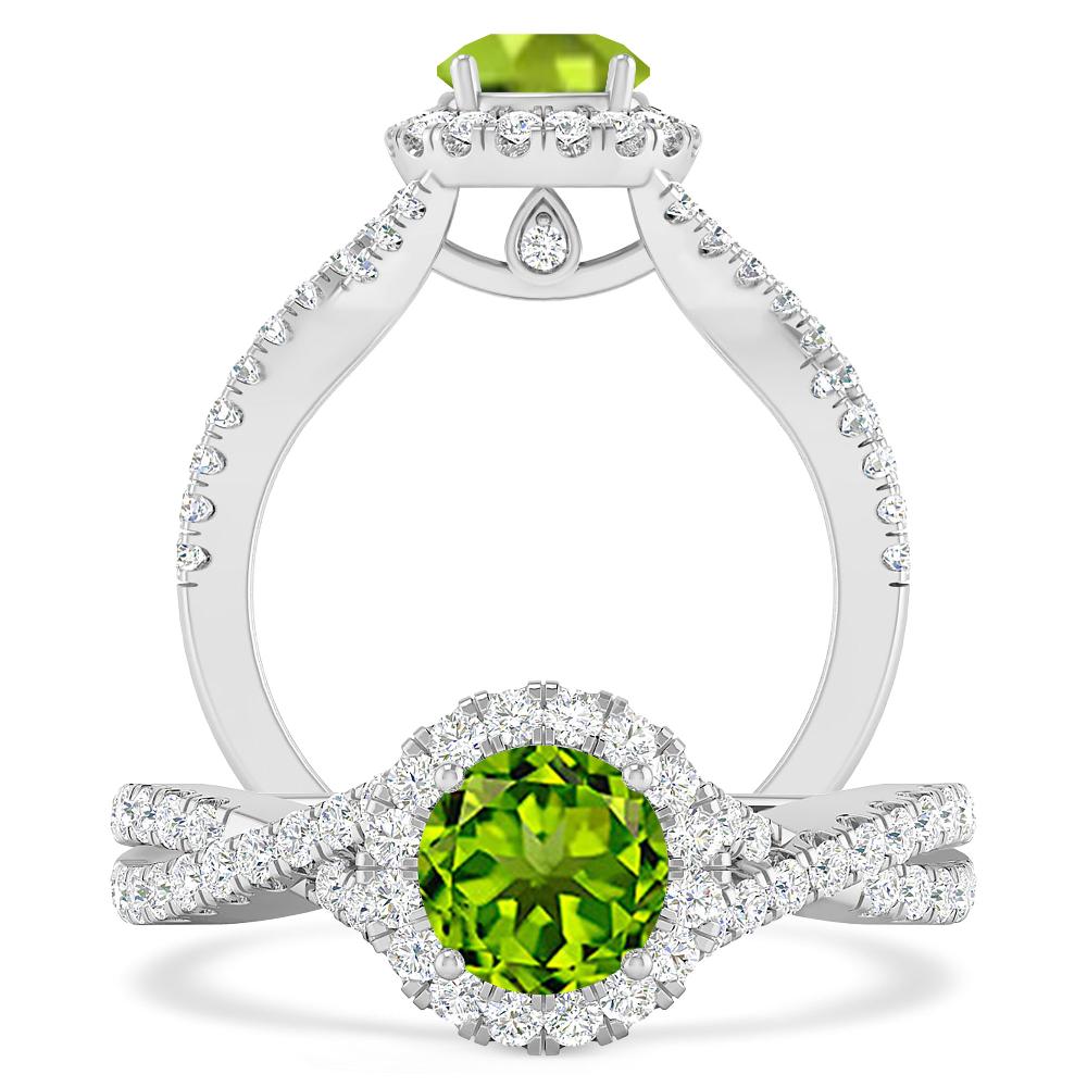 White Gold - Peridot