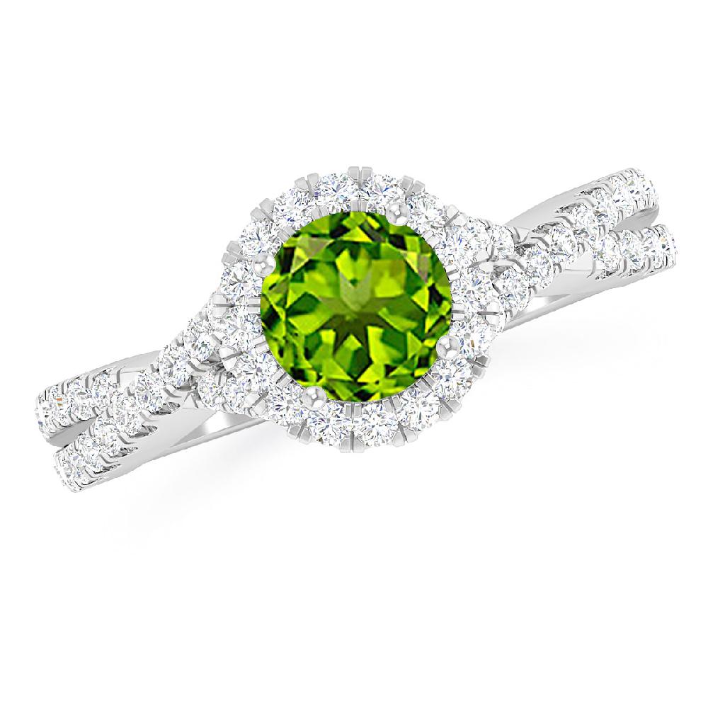 White Gold - Peridot