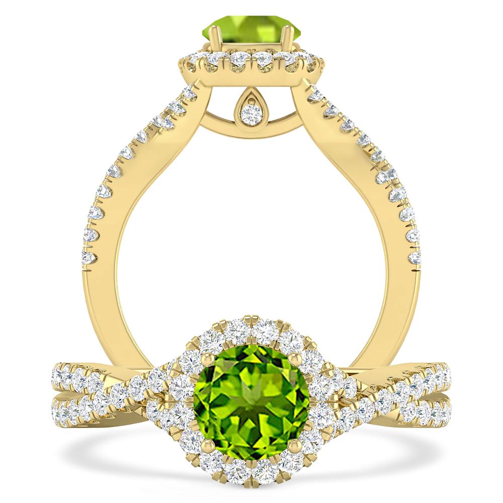 Yellow Gold - Peridot