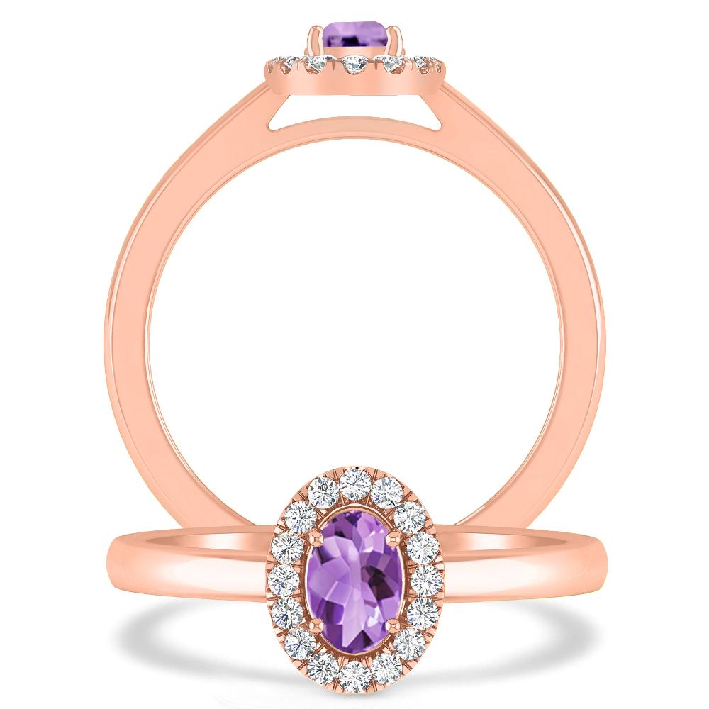 Rose Gold - Amethyst