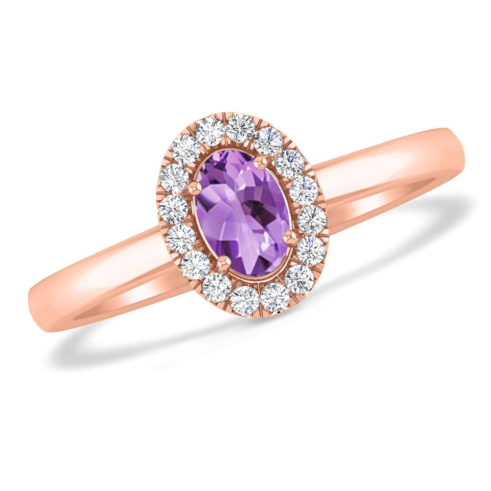 Rose Gold - Amethyst