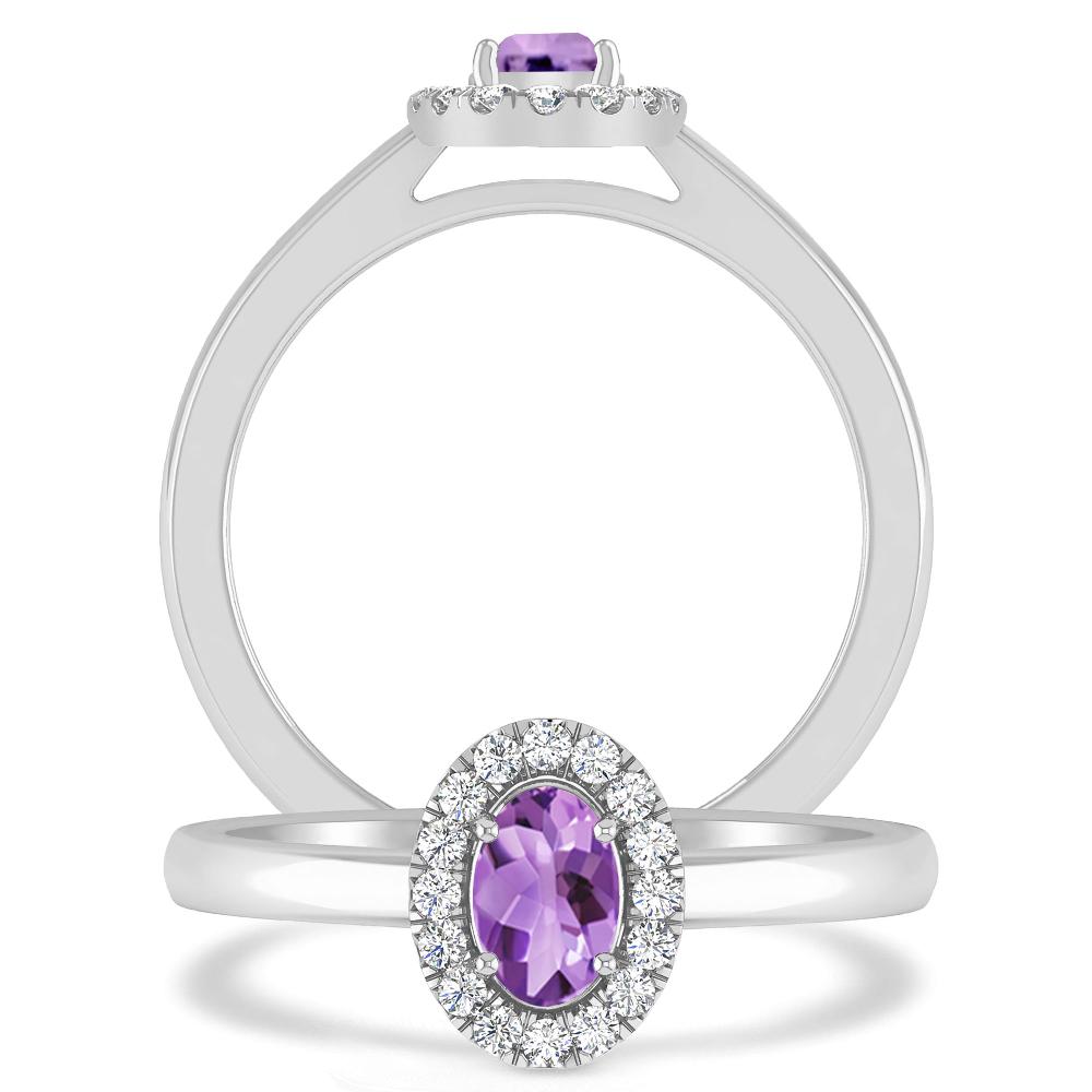 White Gold - Amethyst