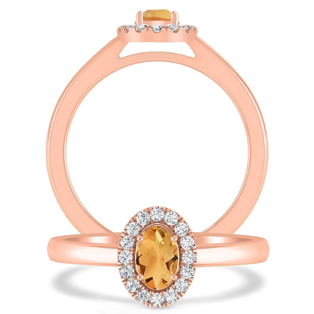 Rose Gold - Citrine