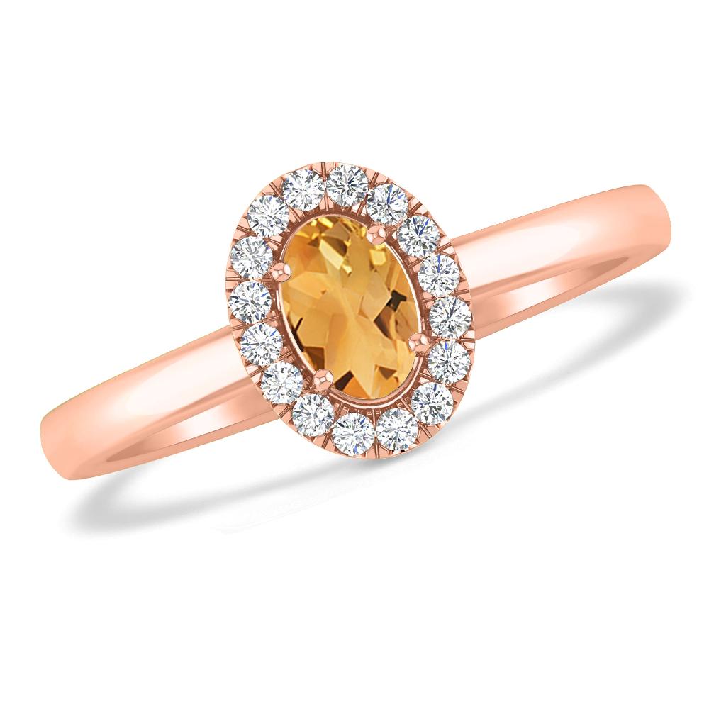 Rose Gold - Citrine