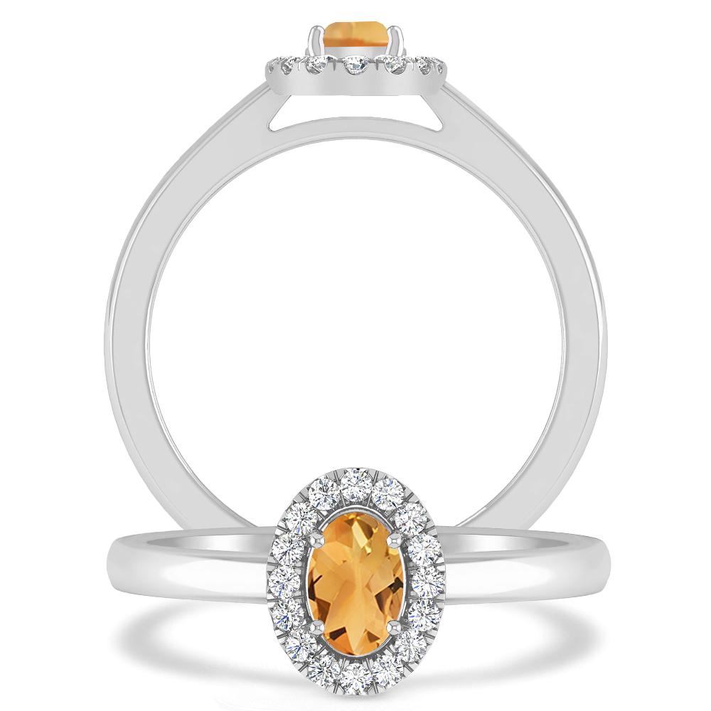 White Gold - Citrine