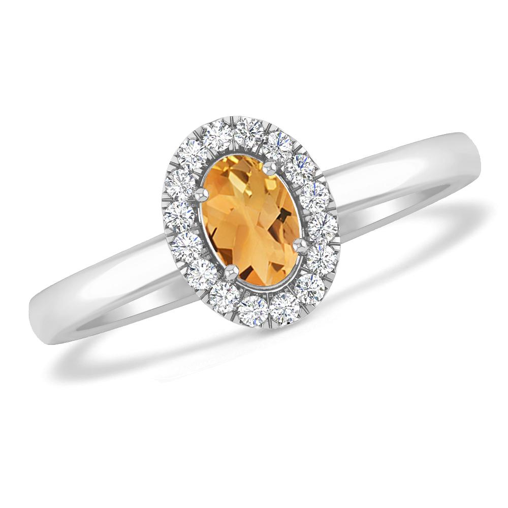 White Gold - Citrine
