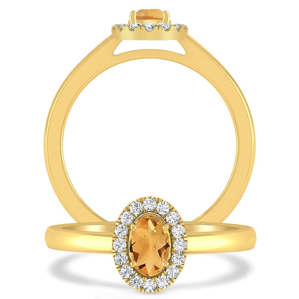 Yellow Gold - Citrine