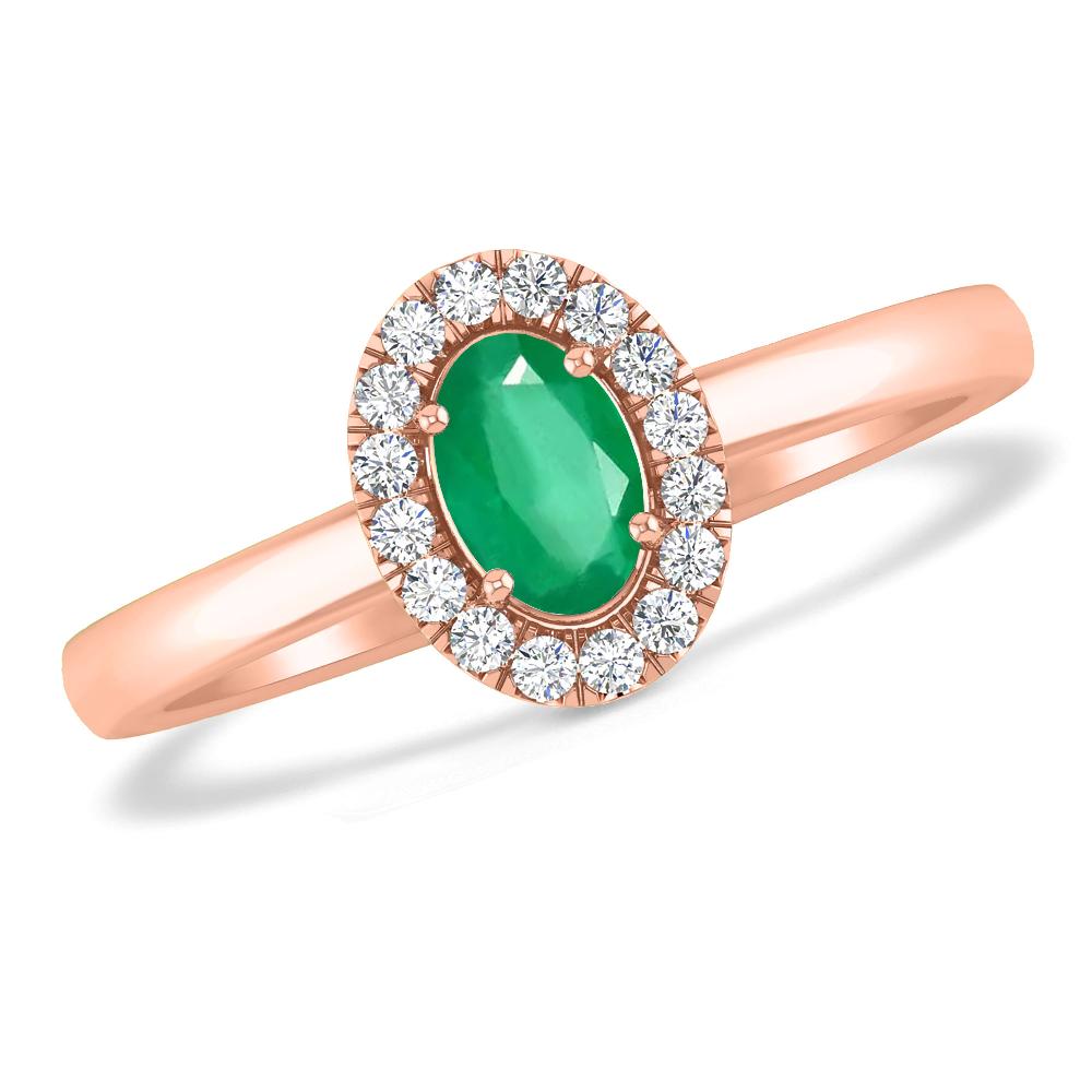 Rose Gold - Emerald