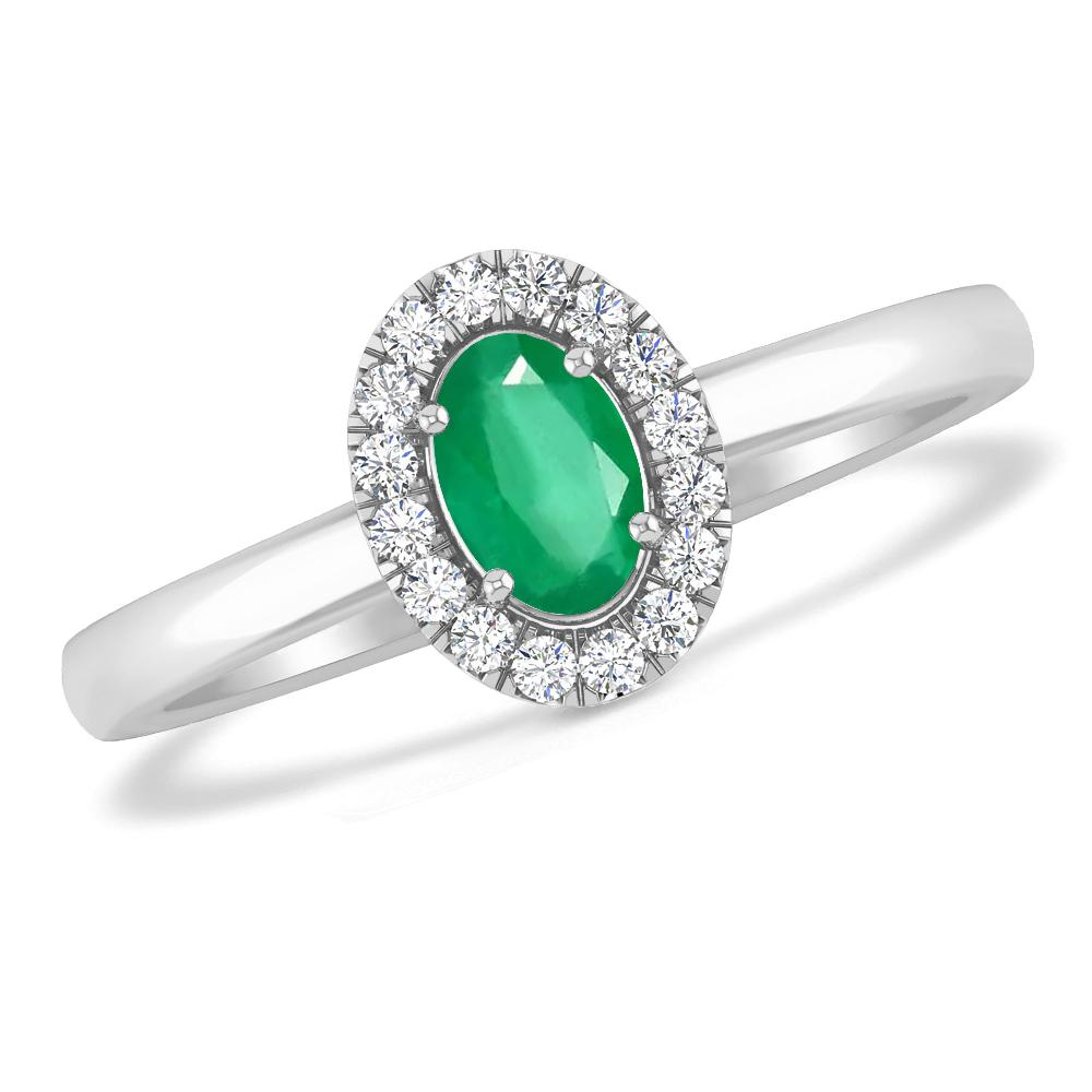 White Gold - Emerald