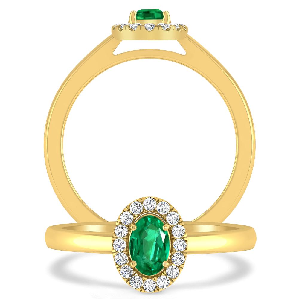 Yellow Gold - Emerald