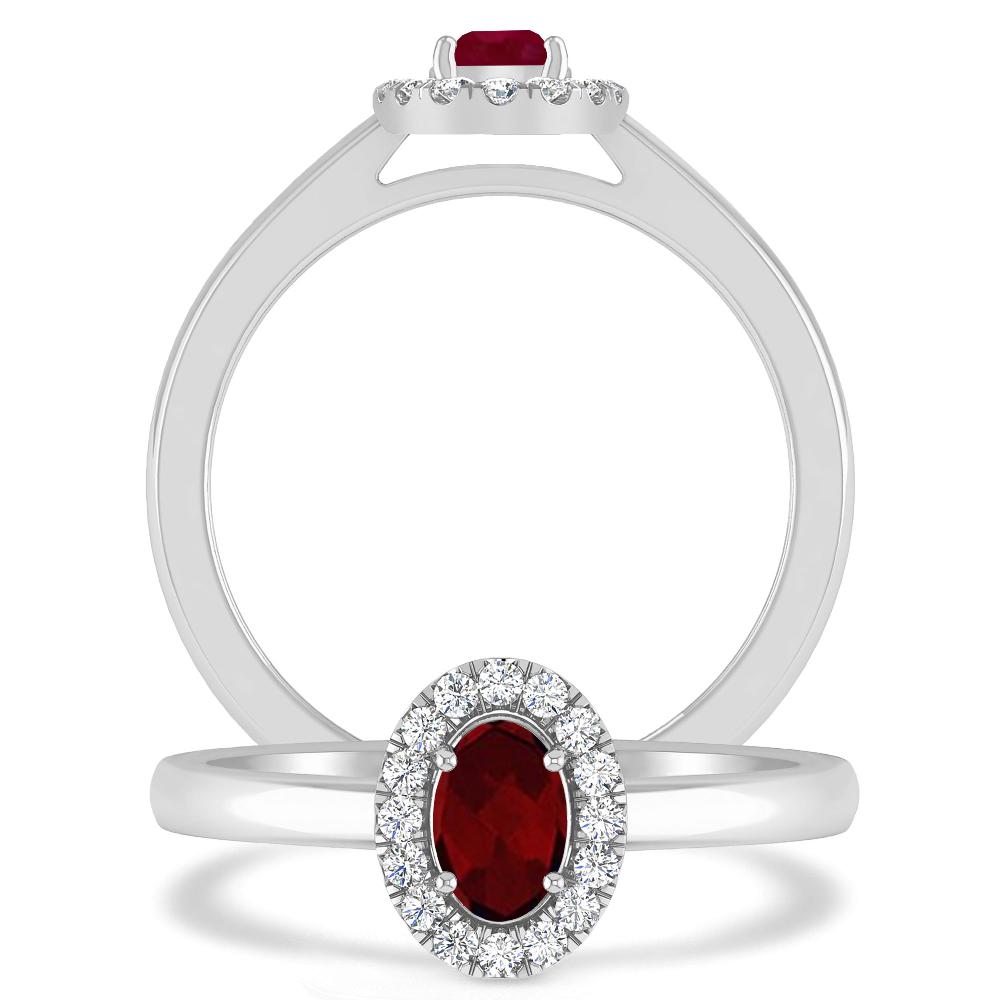 White Gold - Garnet