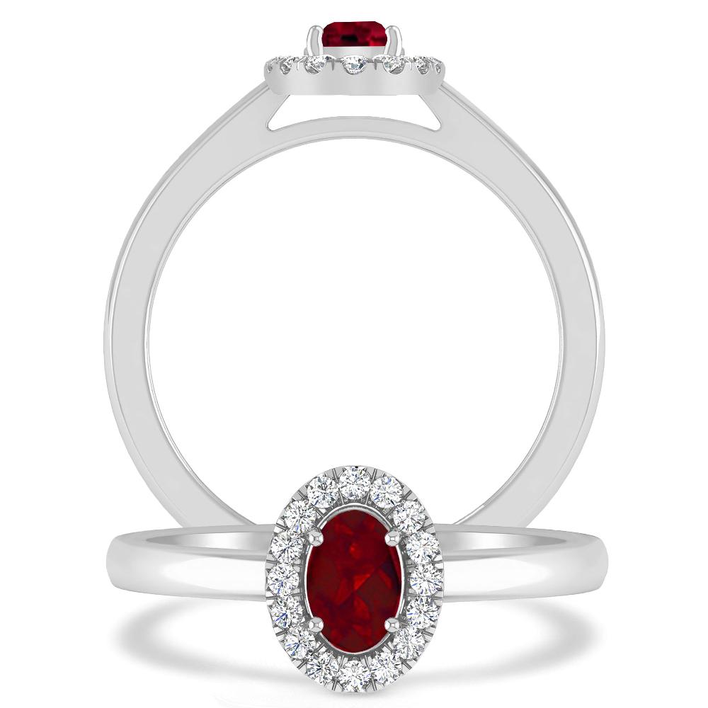 White Gold - Garnet