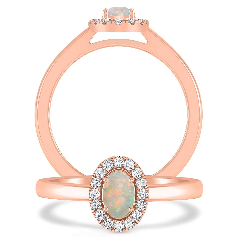 Rose Gold - Opal