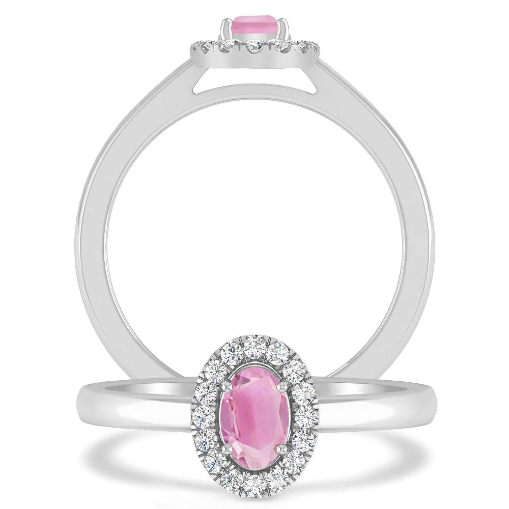 White Gold - Pink Tourmaline