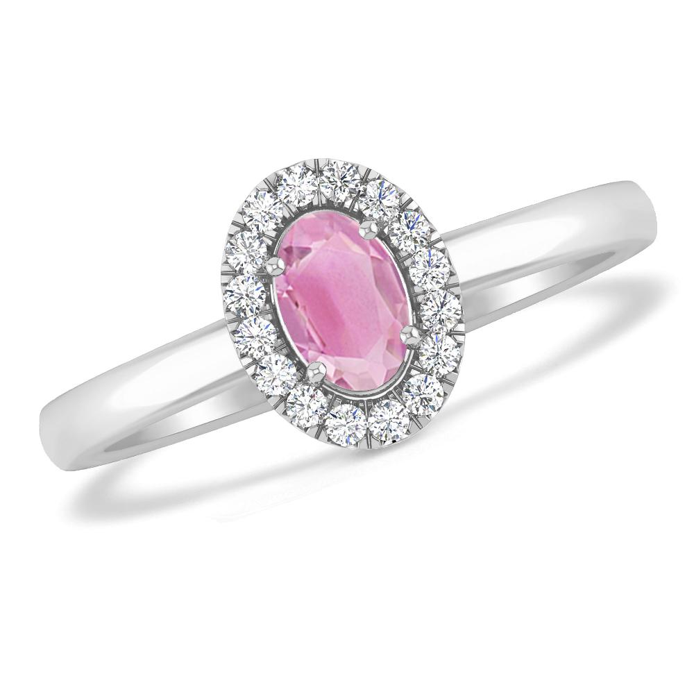 White Gold - Pink Tourmaline