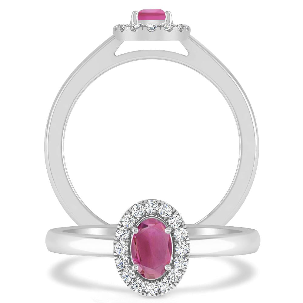 White Gold - Pink Tourmaline