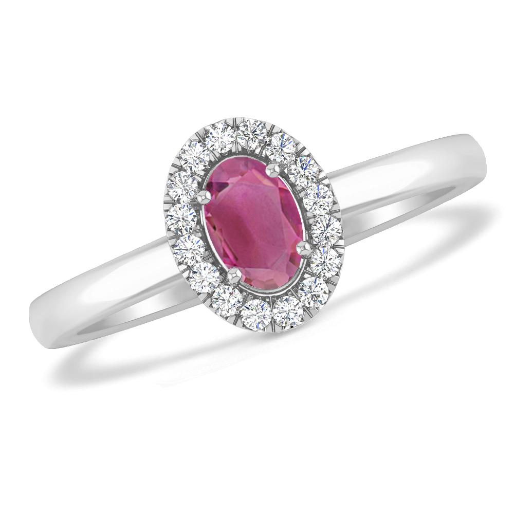 White Gold - Pink Tourmaline