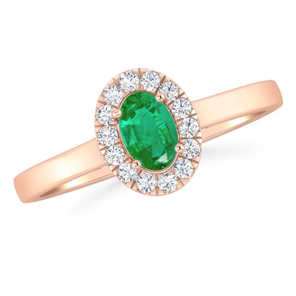 Rose Gold - Emerald