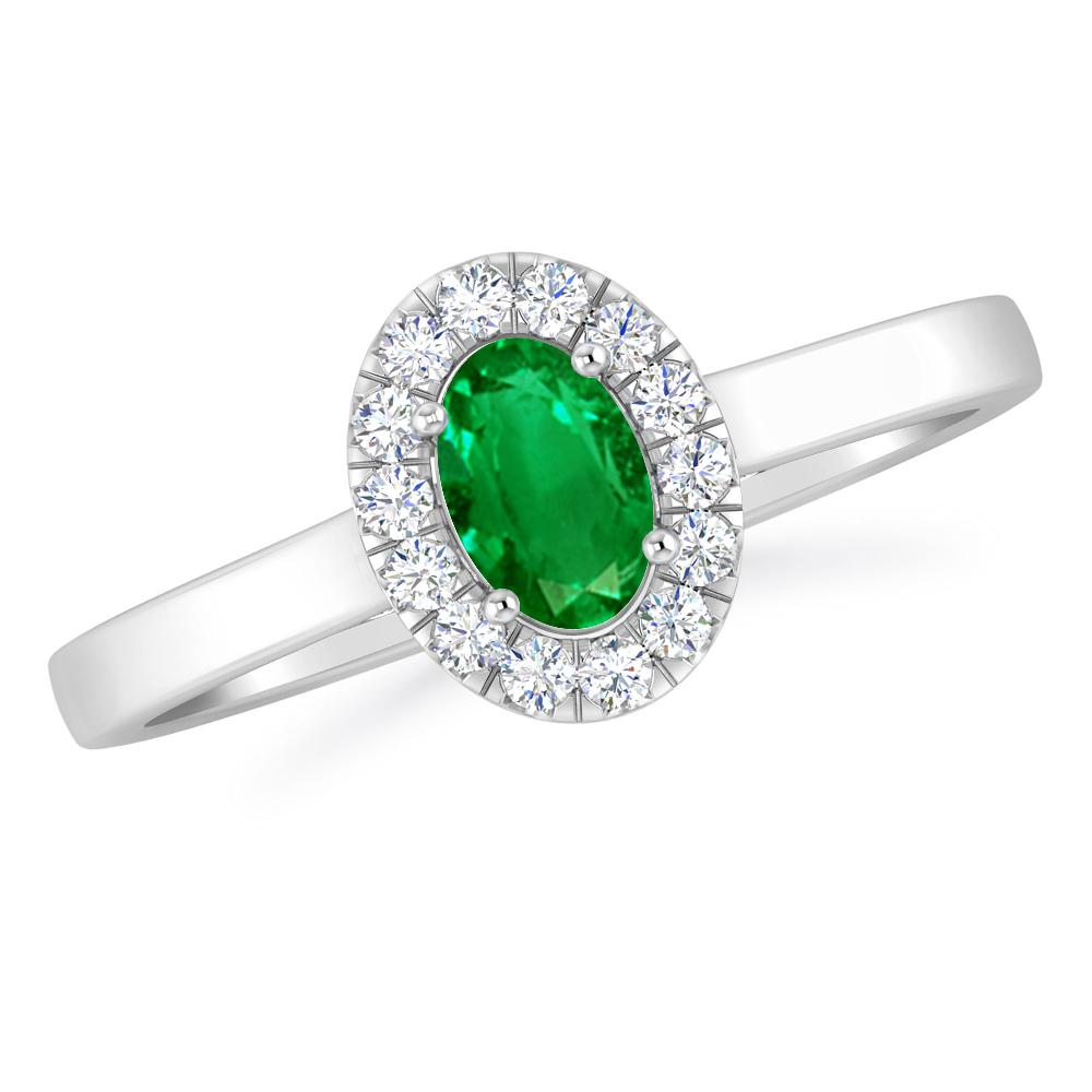 White Gold - Emerald