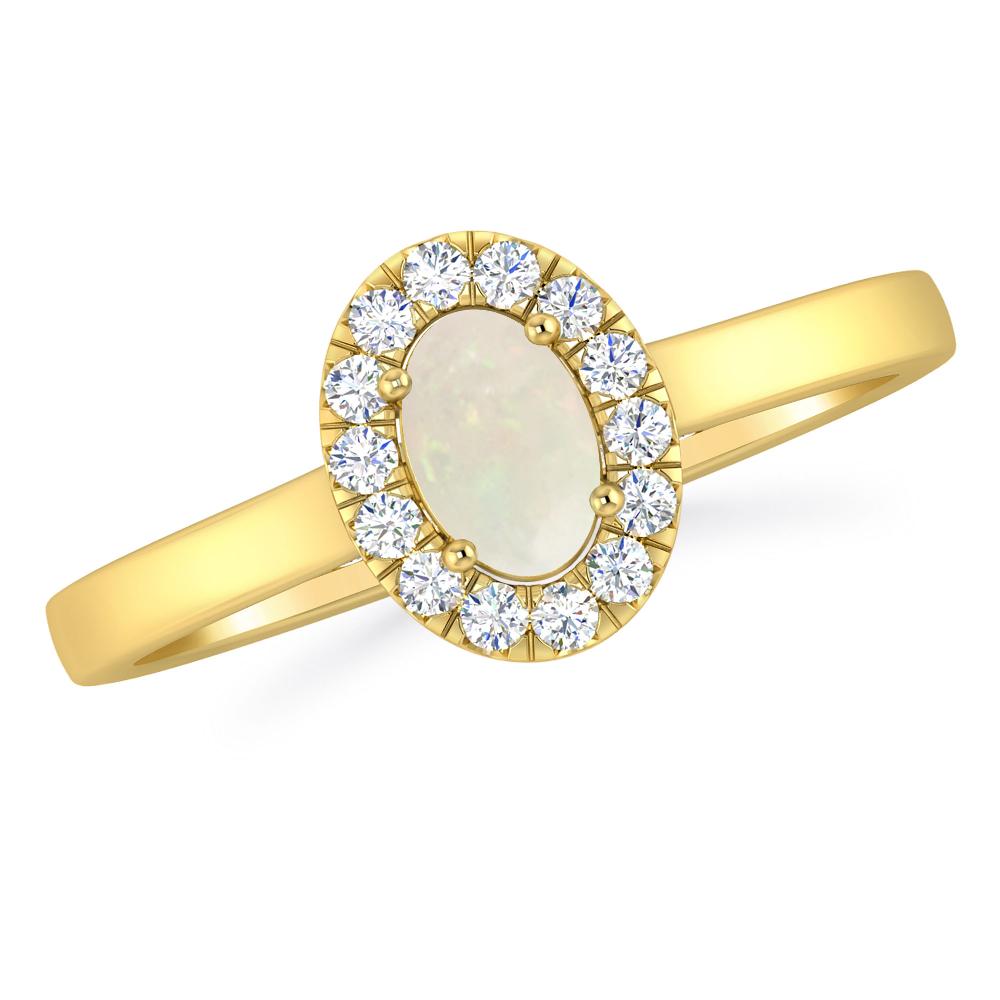 Yellow Gold - Opal