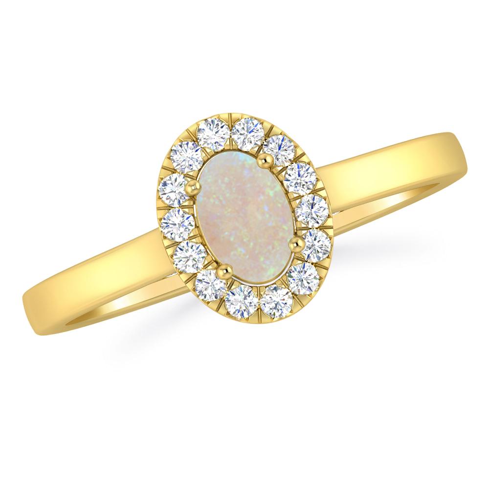 Yellow Gold - Opal