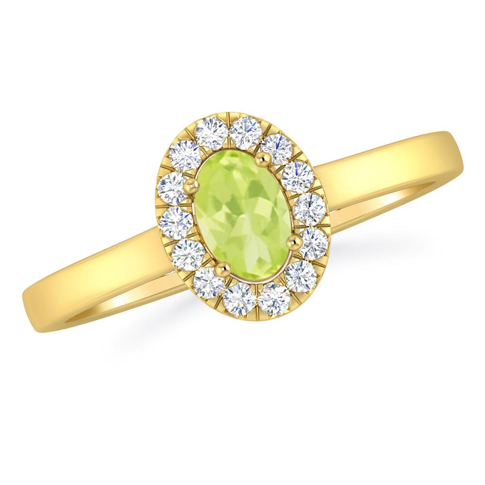 Yellow Gold - Peridot