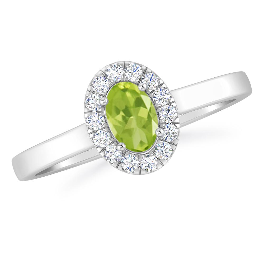 White Gold - Peridot