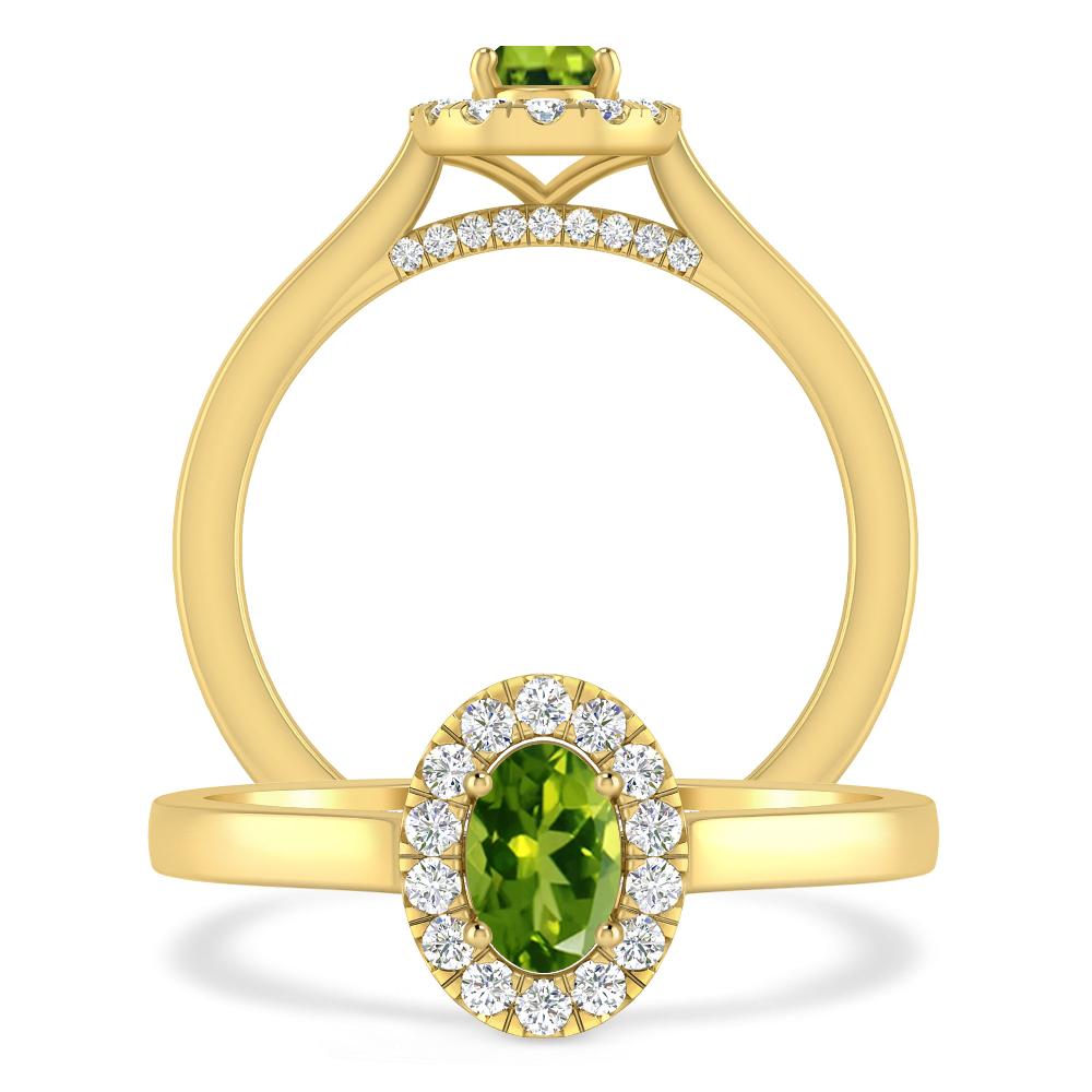 Yellow Gold - Peridot