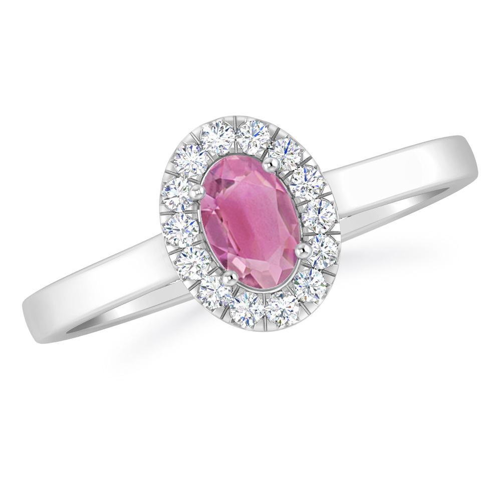 White Gold - Pink Tourmaline