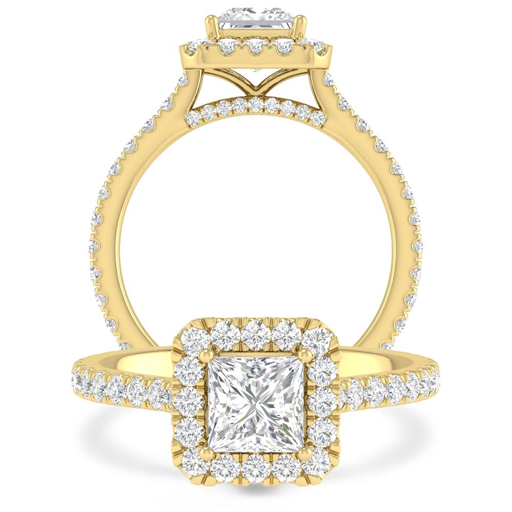 Yellow Gold - 1 5/8