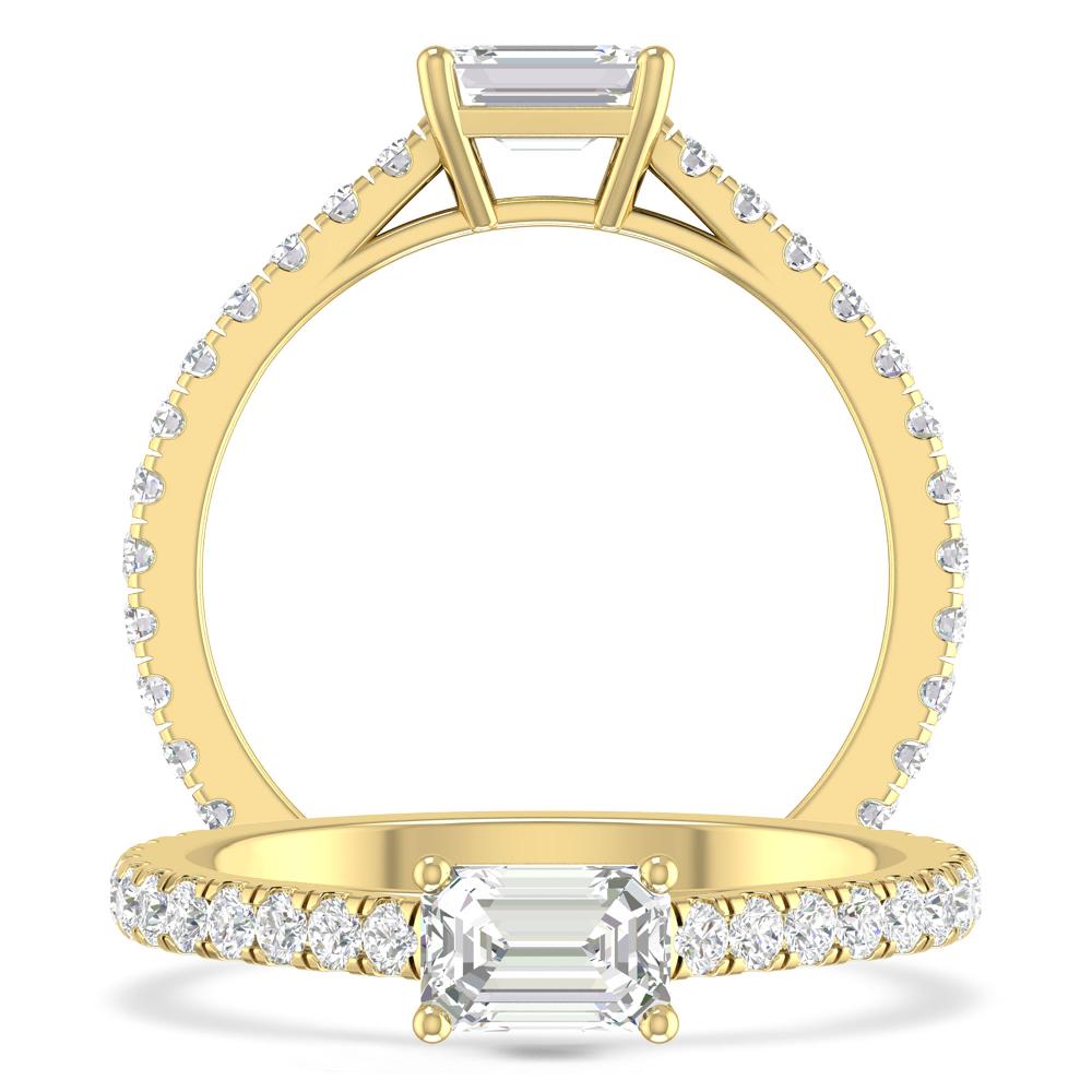 Yellow Gold - Emerald