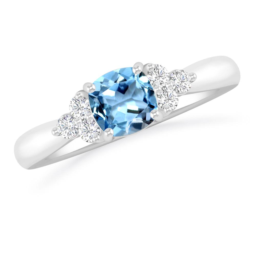 White Gold - Aquamarine