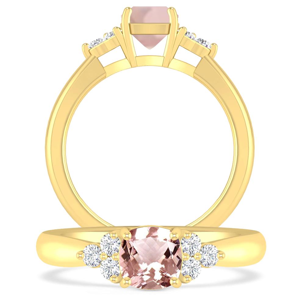 Yellow Gold - Morganite
