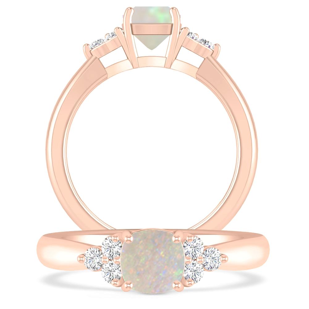 Rose Gold - Opal