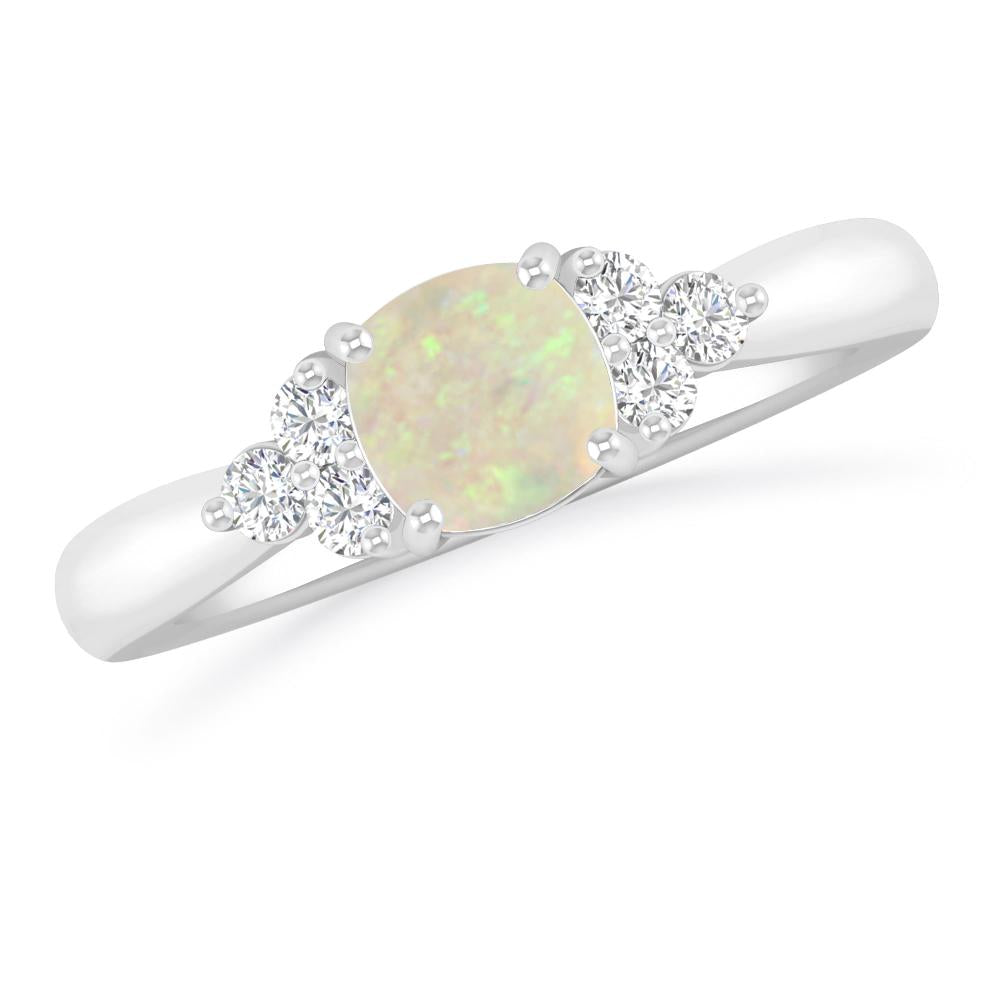 White Gold - Opal