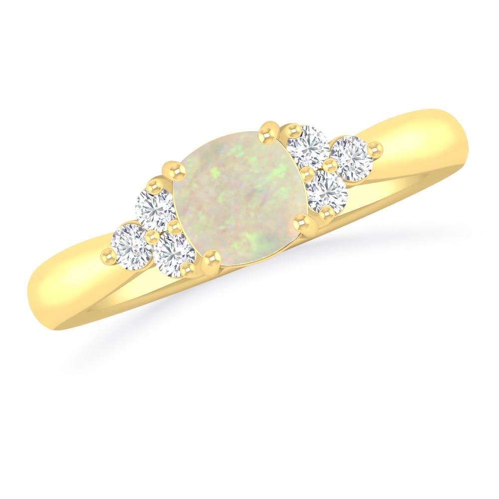 Yellow Gold - Opal