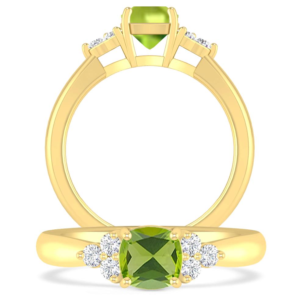 Yellow Gold - Peridot
