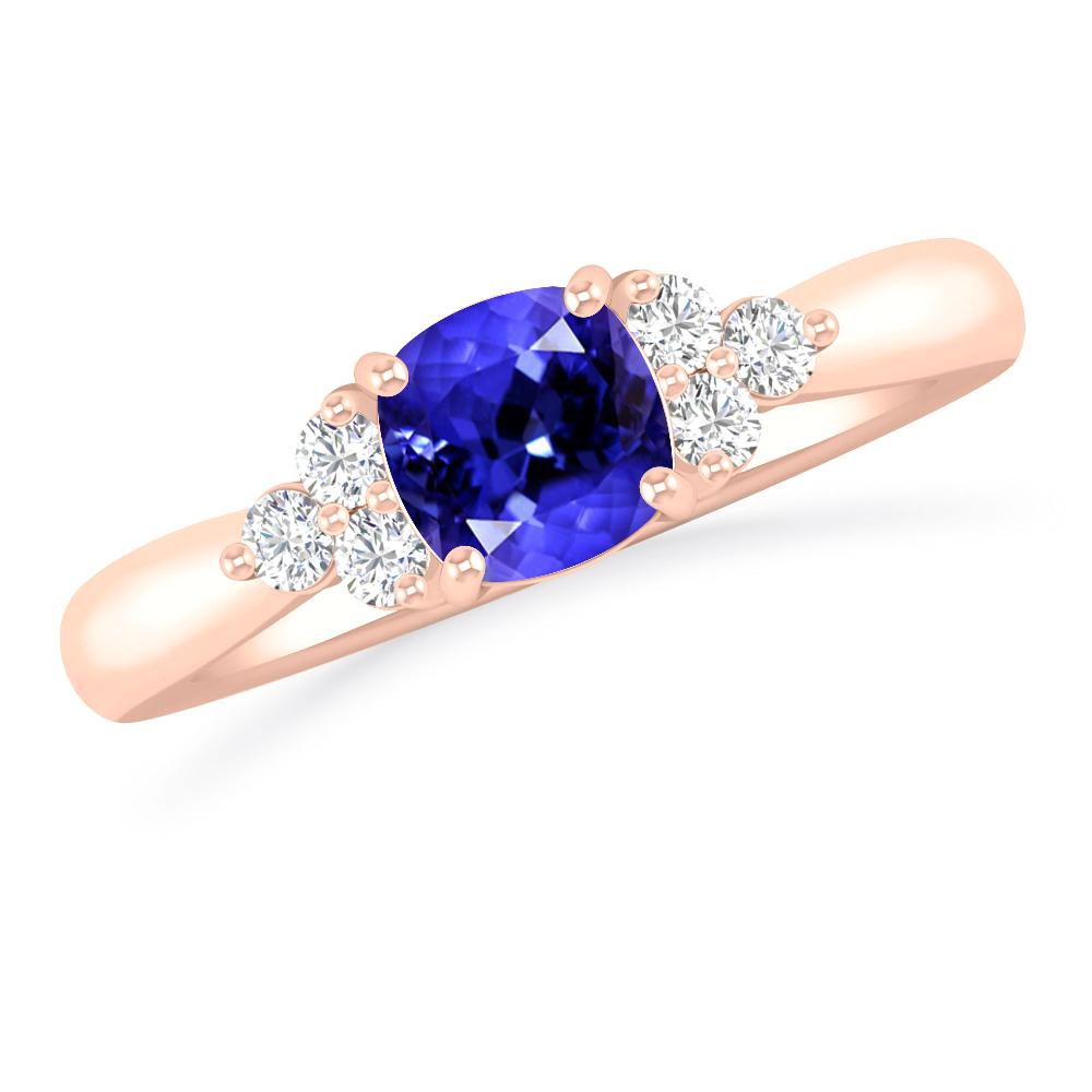 Rose Gold - Tanzanite