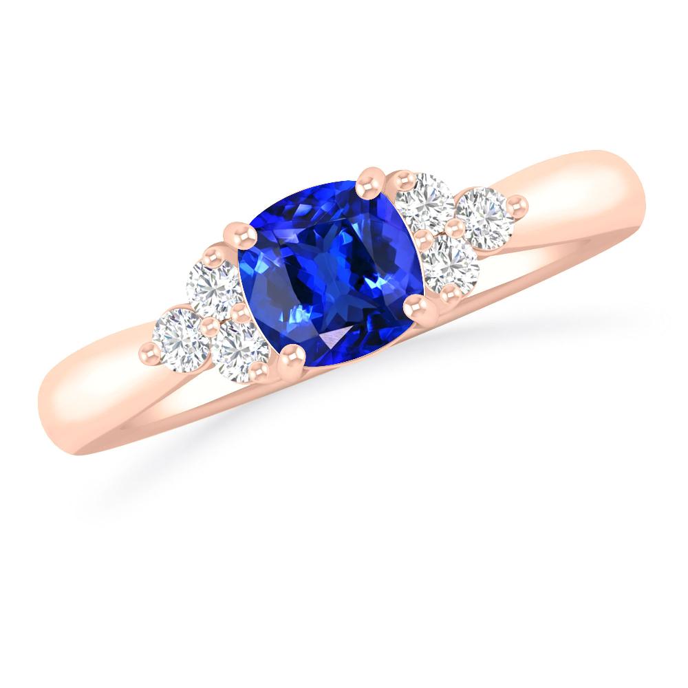 Rose Gold - Tanzanite