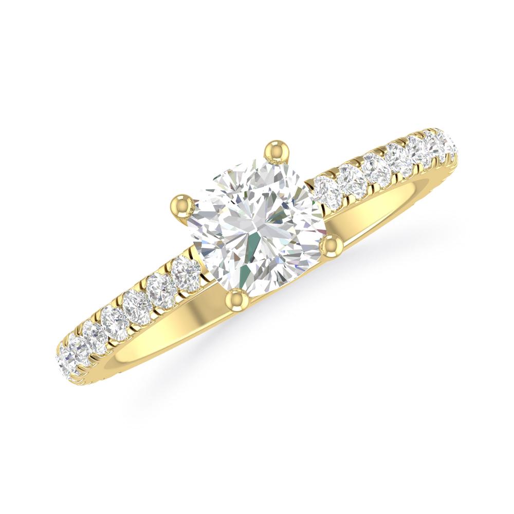 Yellow Gold - Cushion