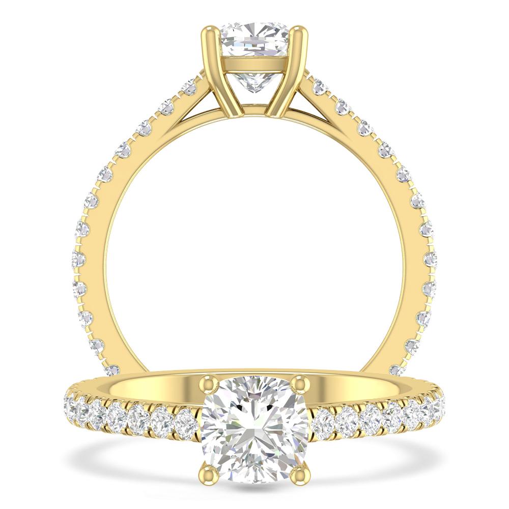 Yellow Gold - Cushion