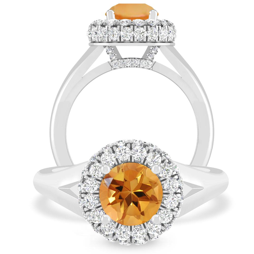 White Gold - Citrine