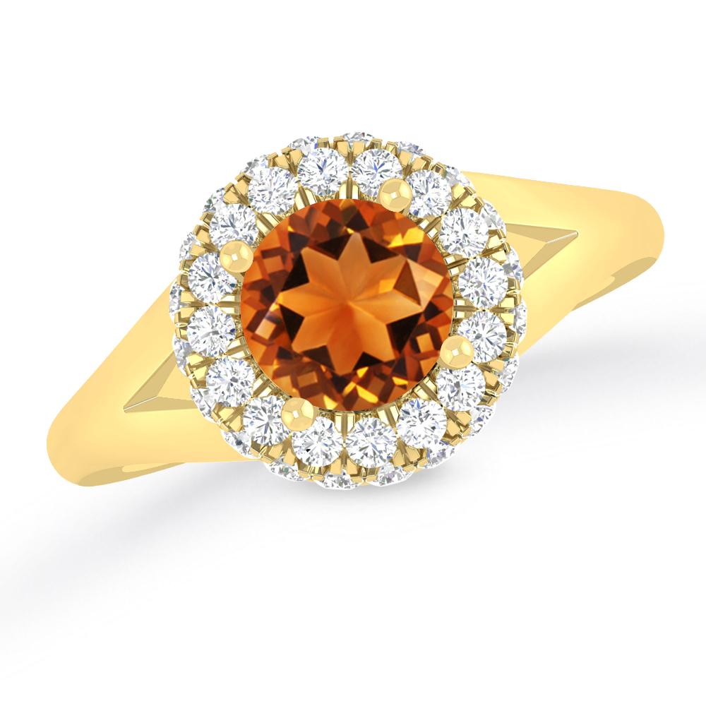 Yellow Gold - Citrine