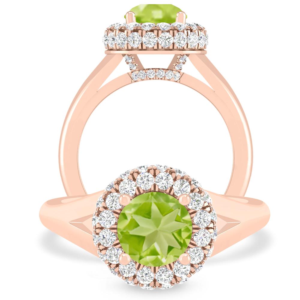 Rose Gold - Peridot