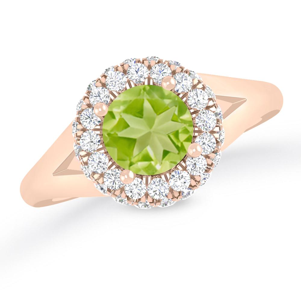 Rose Gold - Peridot