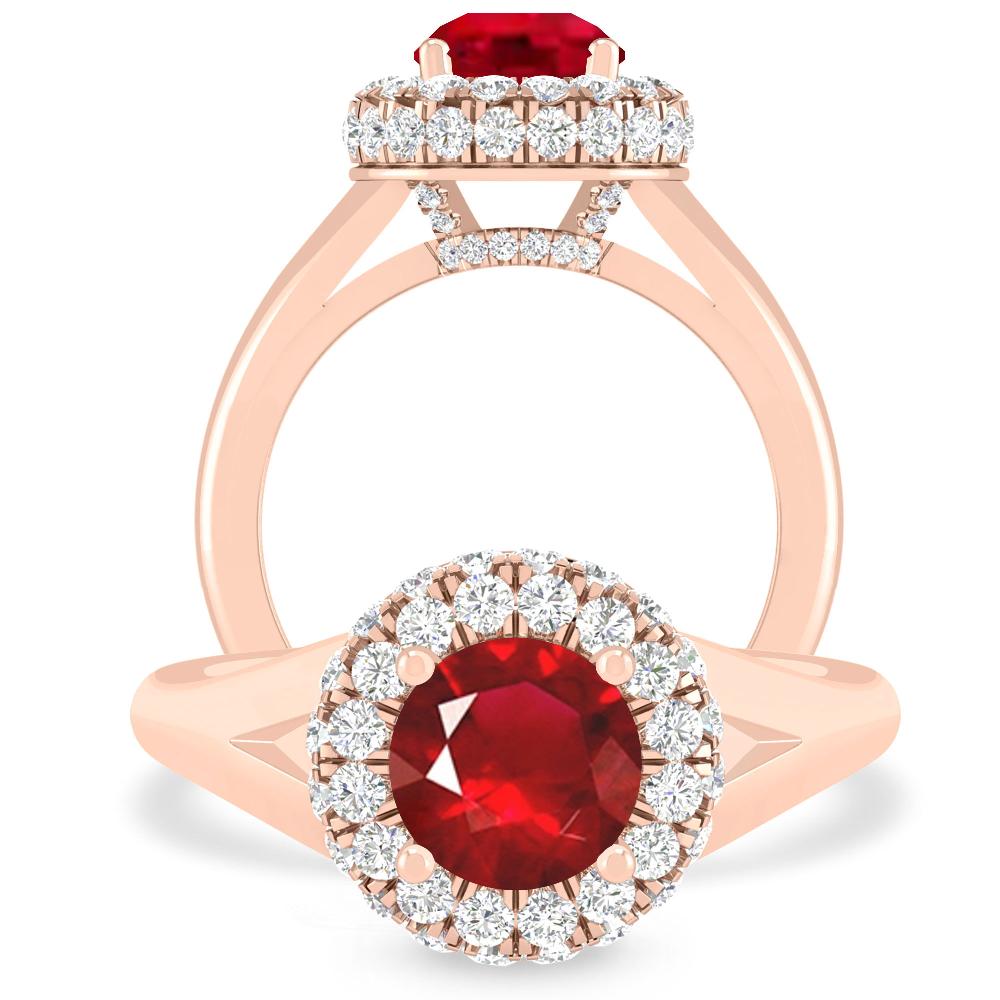 Rose Gold - Ruby