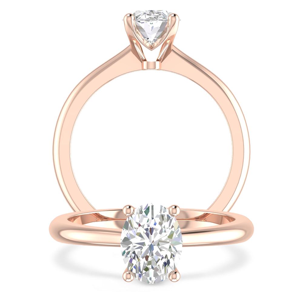 Rose Gold - Oval