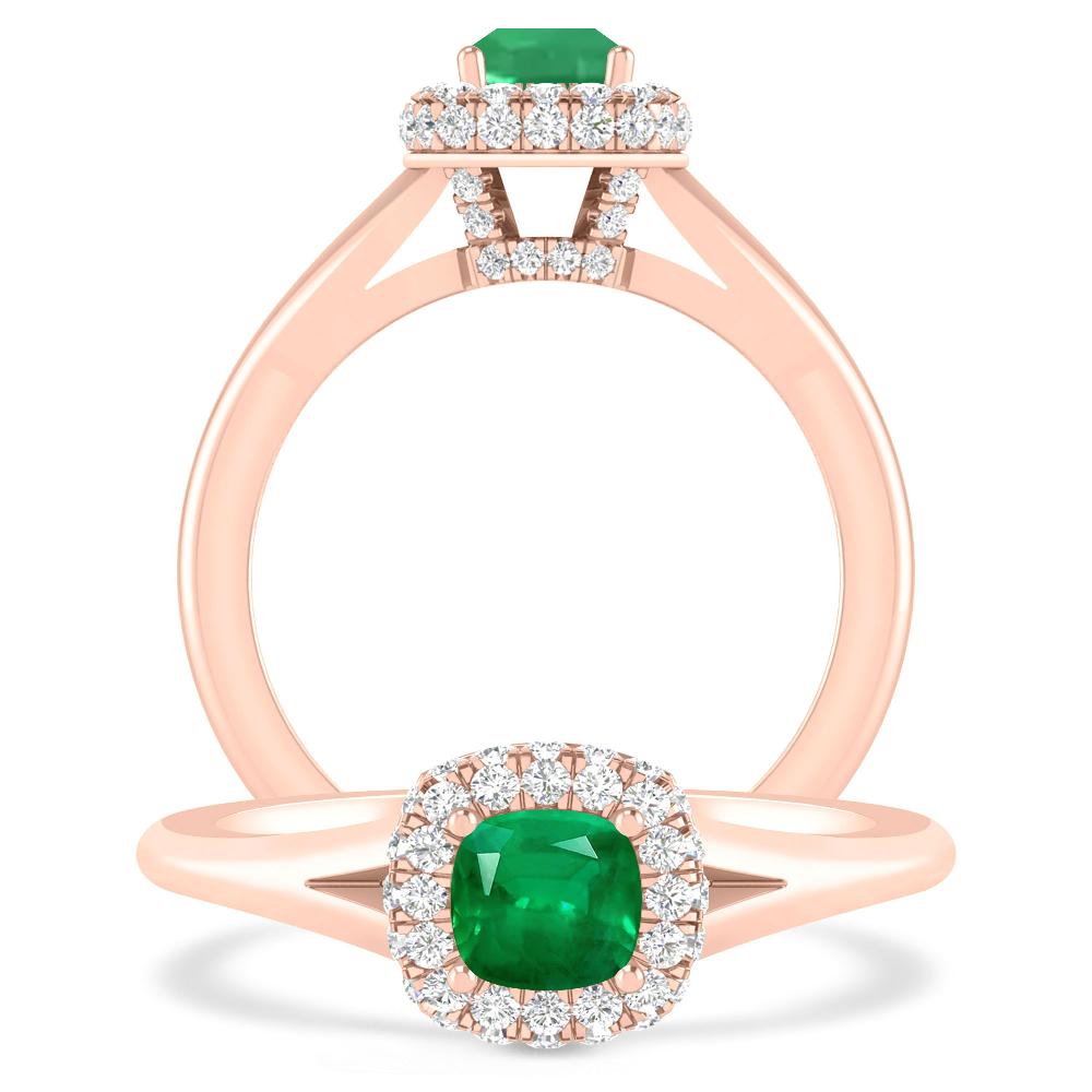Rose Gold - Emerald