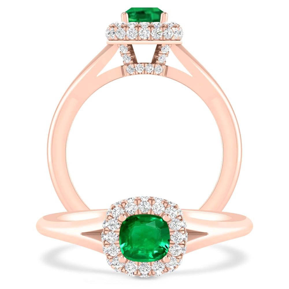 Rose Gold - Emerald